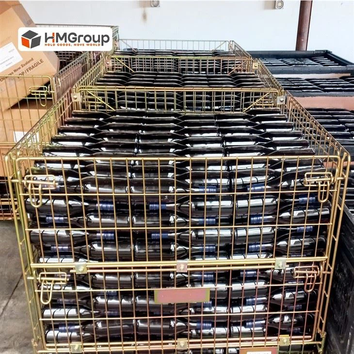 wire mesh wine container